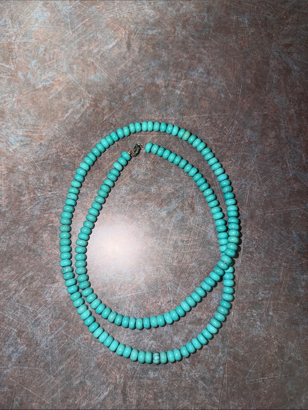 Faux Turquoise Beaded Necklace - Women Jewelry